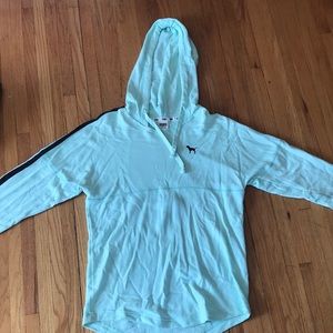 PINK Teal Pullover Shirt